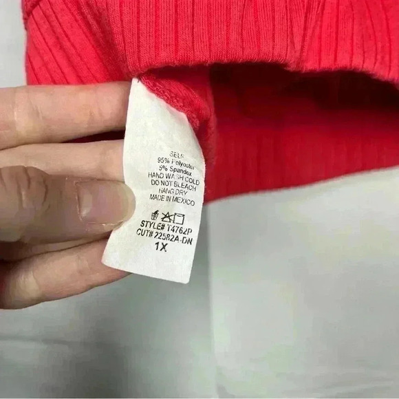 White birch cropped tank top size 1X - Picture 5 of 5